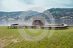 Fountain turned off in Villa Geno