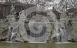 Fountain of the Twelve Months in Turin photo