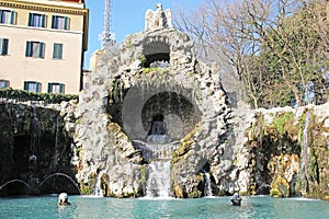 Fountain in vatican