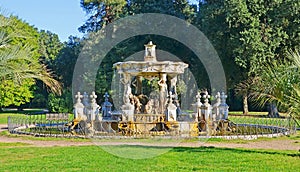 Fountain of Villa pamphili in rome