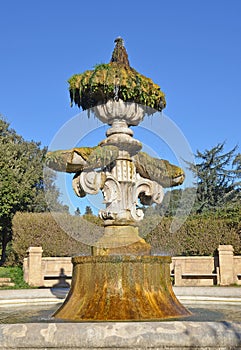 Fountain of Villa pamphili in rome