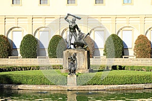 Fountain in Wallenstein garden