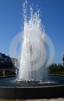 Fountain at the Waterfront in Seattle, Washington