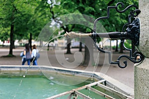 Fountain in Zurich, Switzerland