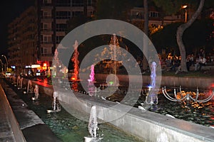 Fountains in Antalia city photo