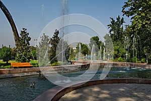 Fountains of Dushanbe Central Park