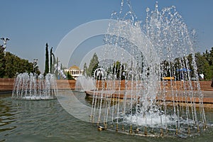 Fountains of Dushanbe Central Park