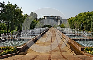 Fountains of Dushanbe Central Park