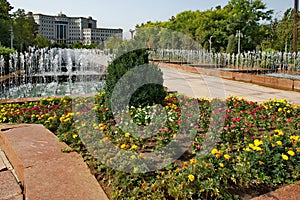 Fountains of Dushanbe Central Park