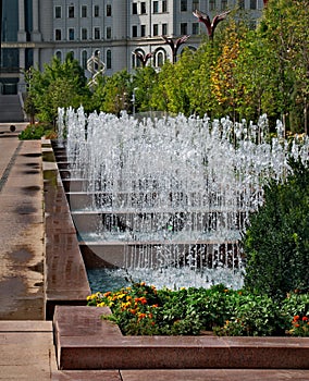 Fountains of Dushanbe Central Park