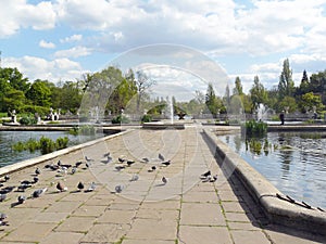 London: Kensington garden