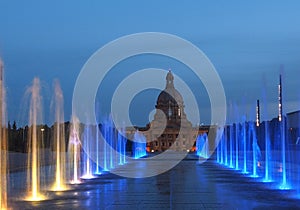 Fountains At Legislative Grounds Edmonton, Alberta