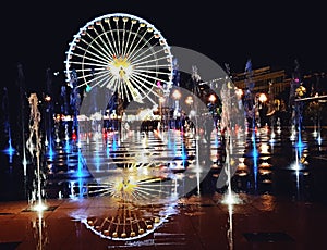 The fountains in Nice, France