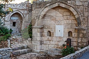 Fountains in the old part of Kyparissia, Peloponnese