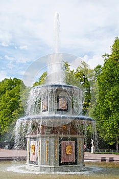 Fountains in Petergof park