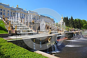 Fountains of Petergof. Saint Petersburg