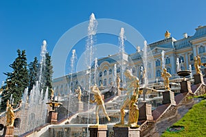 Fountains of Petergof, Saint Petersburg, Russia