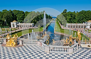 Fountains of Petergof, Saint Petersburg, Russia