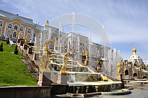 Fountains of Petergof, Saint Petersburg, Russia