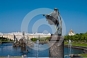 Fountains of Peterhof in Russia