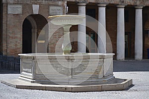 Fountains in Urbino