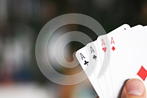 Four aces and copyspace