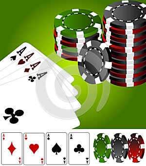 Four aces poker vegas