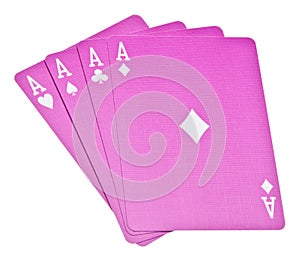 Four Aces Wins the Hand