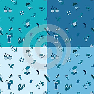 Four Background in Different Colors