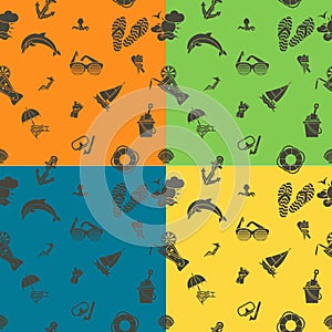 Four Background in Different Colors