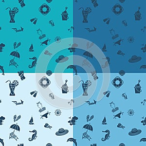 Four Background in Different Colors