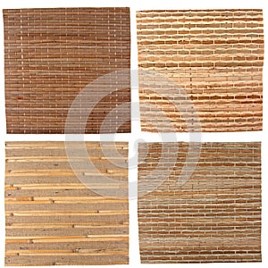 Four bamboo backgrounds