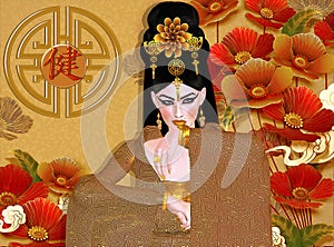 The Four Beauties of China. The most beautiful women of Chinese History and Mythology