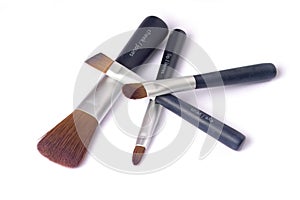 Four beauty brushes