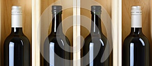 Four bottles of wine