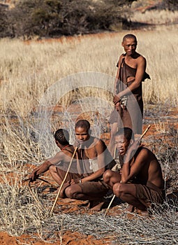 Four bushmen