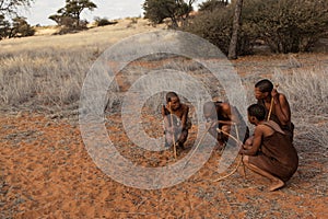 Four bushmen