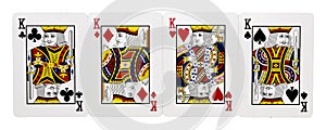 Four cards of King