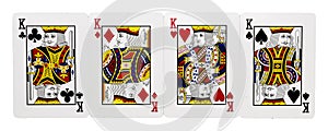 Four cards of King photo