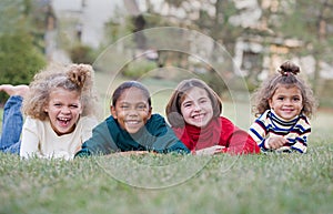 Four Children Laughing