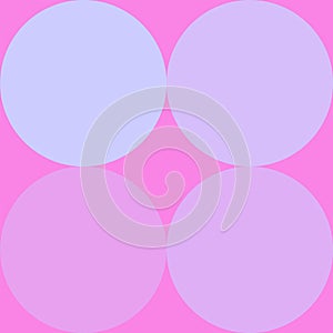 four circles on a pink background photo