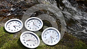 Four clocks