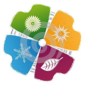 Four color seasons