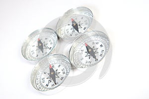 Four compasses