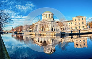 Four courts building in Dublin, Ireland