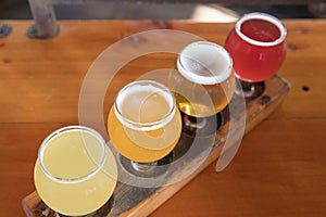 Craft Beer Sample Tasting Flight