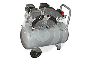 Four-cylinder oil-free compressor