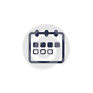 four-day week, compressed workweek icon photo