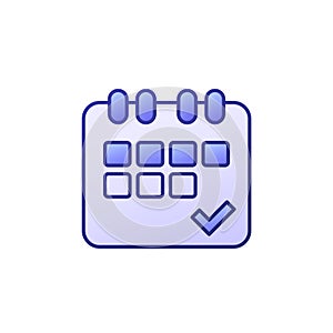 four-day work week icon, 4-day workweek