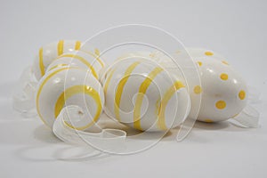 Four Decorative Easter eggs hand painted